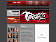 Tablet Screenshot of magicstattoo.com